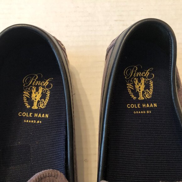 Cole Haan Grand Os Pinch men\'s gray canvas loafers size: 10 1/2M main image 11